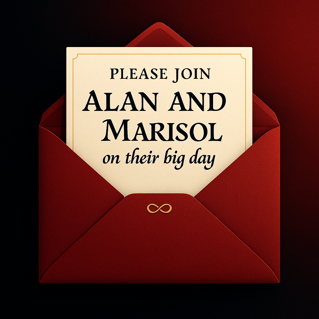 Wedding Invitation - Alan and Marisol